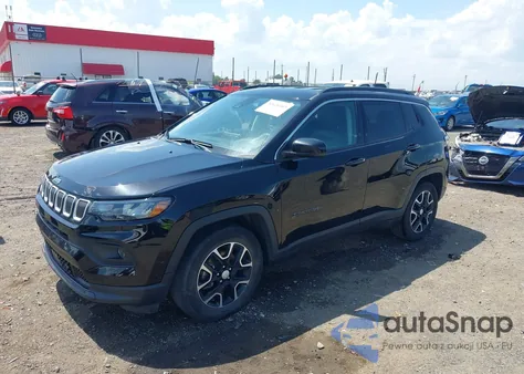 2022 Jeep Compass Latitude Fwd из США, поврежденный, VIN 3C4NJCBB6NT137361